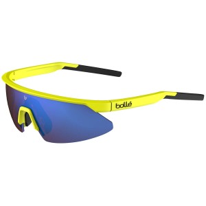 Acid Yellow Matte Bollé MICRO EDGE Lifestyle Sunglasses | QAODJI-379