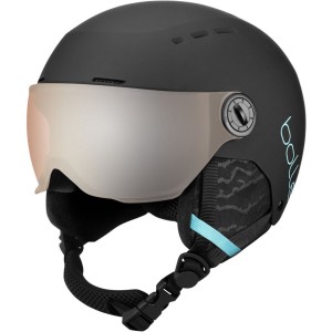 Black Blue Matte Bollé QUIZ VISOR Ski Helmets | VZQDNC-964