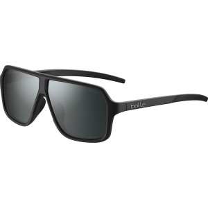 Black Matte Bollé PRIME Lifestyle Sunglasses | ZVDTIC-126