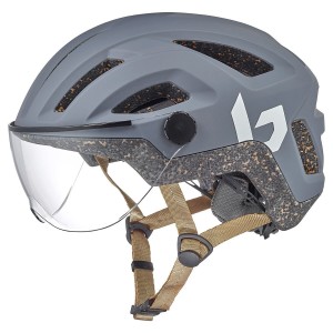 Cool Grey Matte Bollé REACT VISOR Bike Helmets | QYHOFG-593