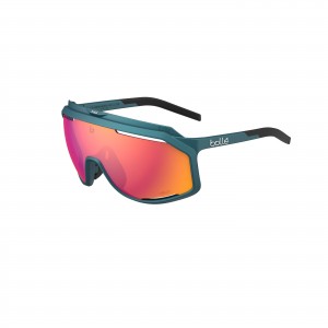 Creator Teal Metallic Bollé CHRONOSHIELD Sport Sunglasses | MUHAXG-462