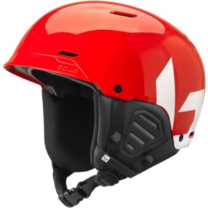 Red White Shiny Bollé MUTE Ski Helmets | WZKXVP-628