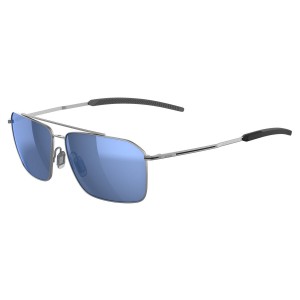 Silver Matte Bollé FLOW Lifestyle Sunglasses | RQGJXW-832