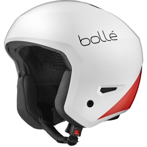 White Black Red Shiny Bollé MEDALIST PURE Ski Helmets | TWCZPK-804