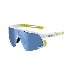 White Matte Acid Bollé WINDCHASER Sport Sunglasses | VLMZBH-920