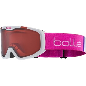 White & Pink Matte Bollé ROCKET Ski Goggles | JABEYH-178