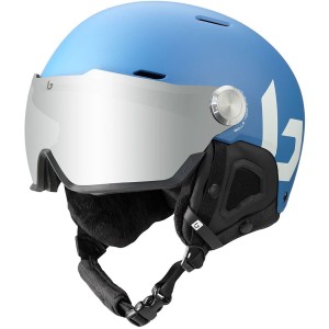 Yale Blue Matte Bollé MIGHT VISOR Ski Helmets | CBIVJP-904