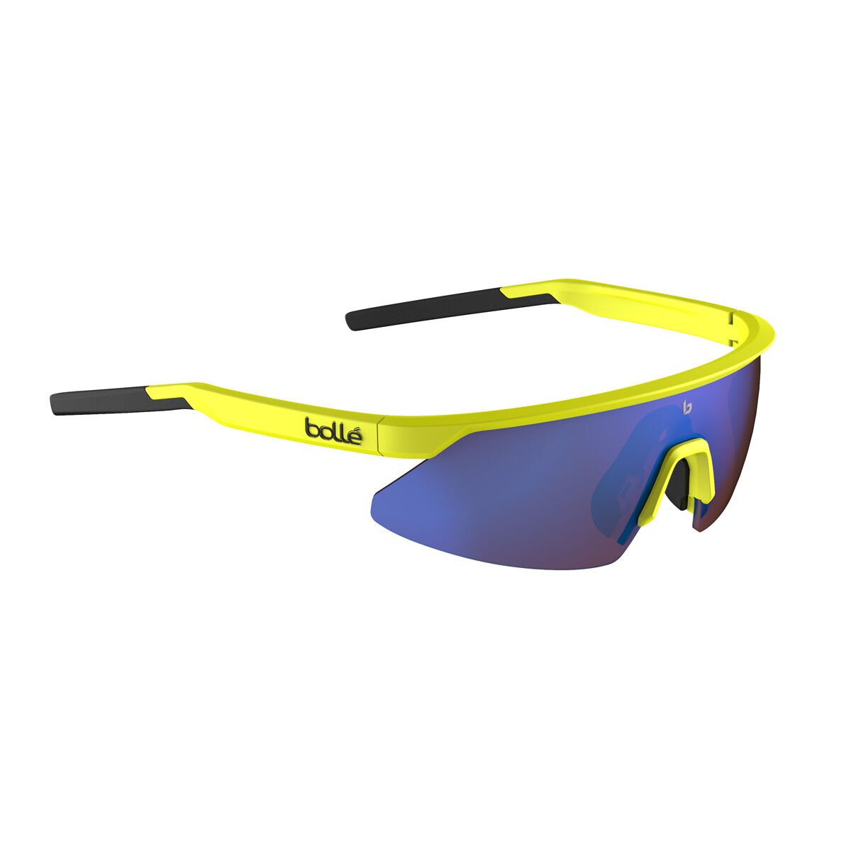 Acid Yellow Matte Bollé MICRO EDGE Sport Sunglasses | DPGHTW-324