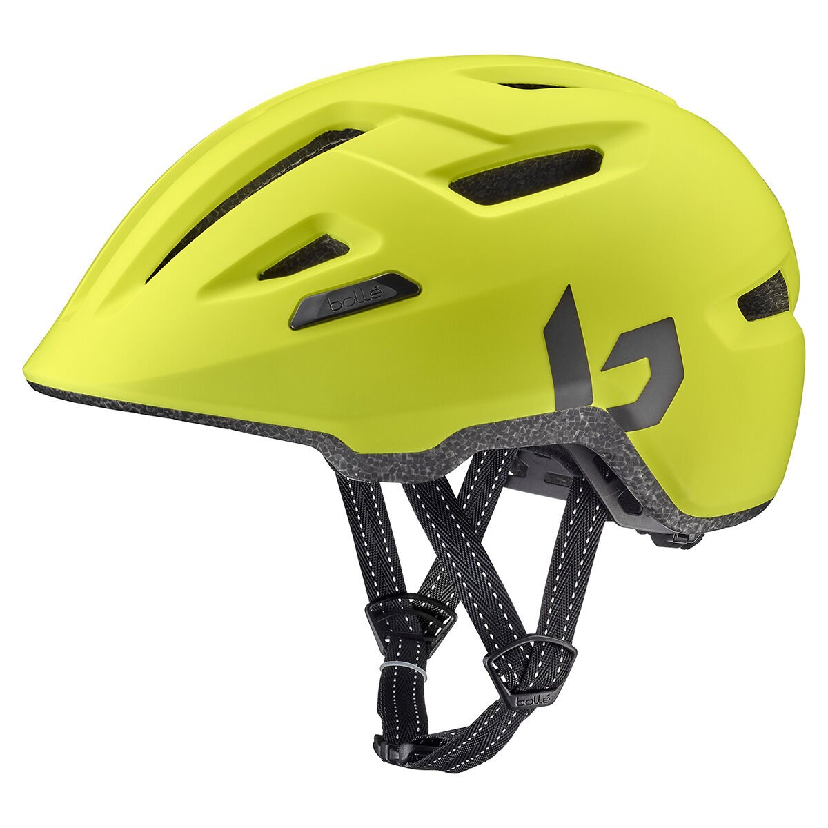 Acid Yellow Matte Bollé STANCE PURE Bike Helmets | IQPYUW-097