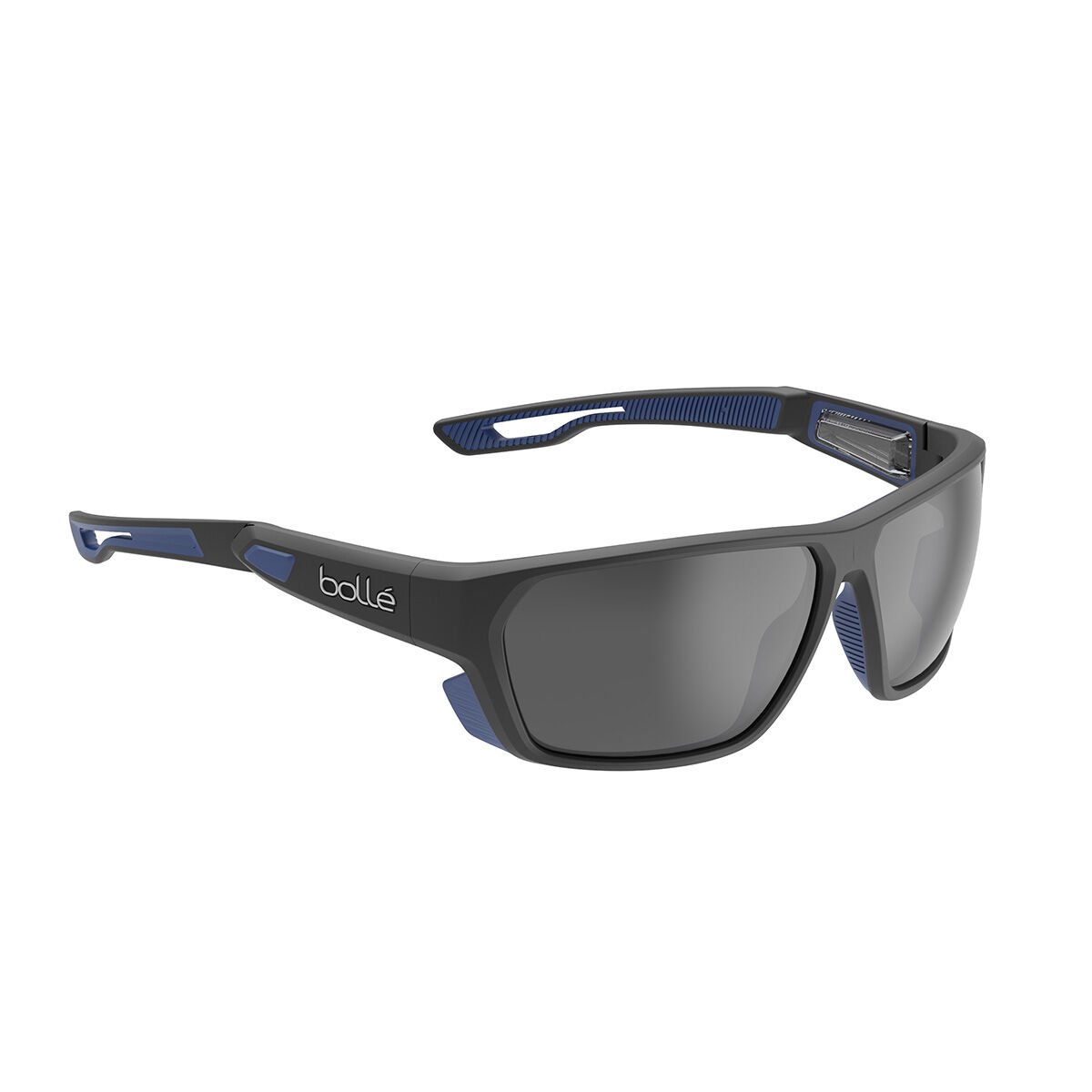 Black Matte Blue Bollé AIRFIN Sport Sunglasses | UQRBEV-142