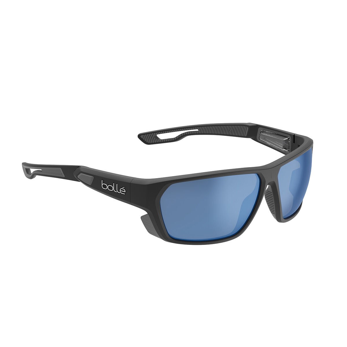 Black Matte Bollé AIRFIN Sport Sunglasses | LKZTMR-138