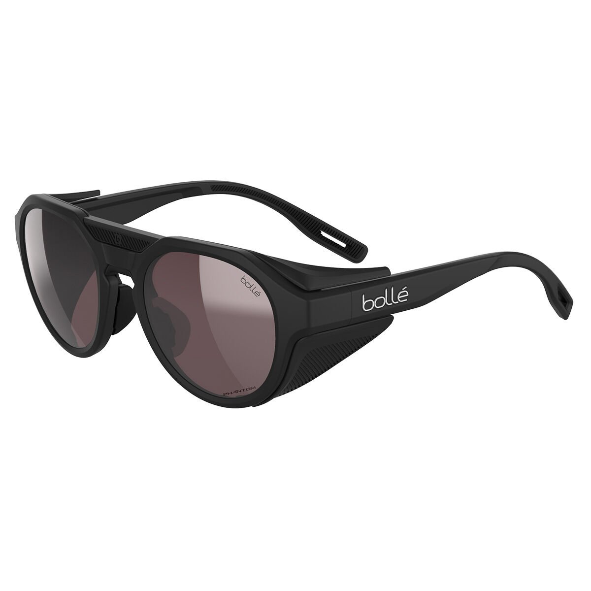 Black Matte Bollé ASCENDER Sport Sunglasses | CQYWNU-394