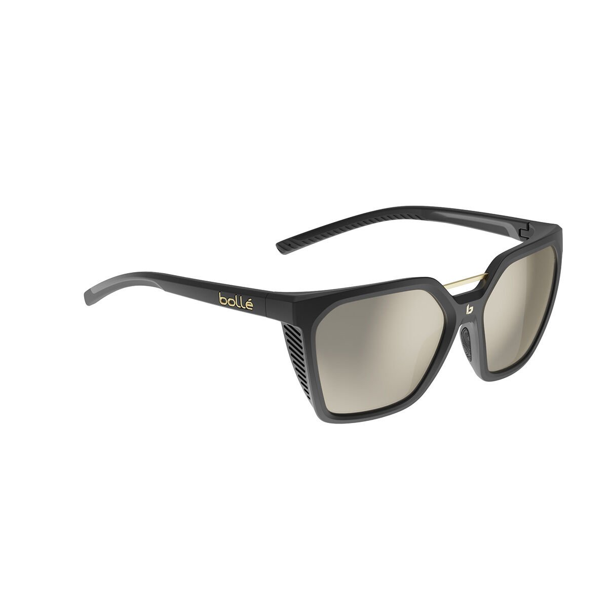 Black Matte Bollé ASTERIA Lifestyle Sunglasses | GJCPYD-914