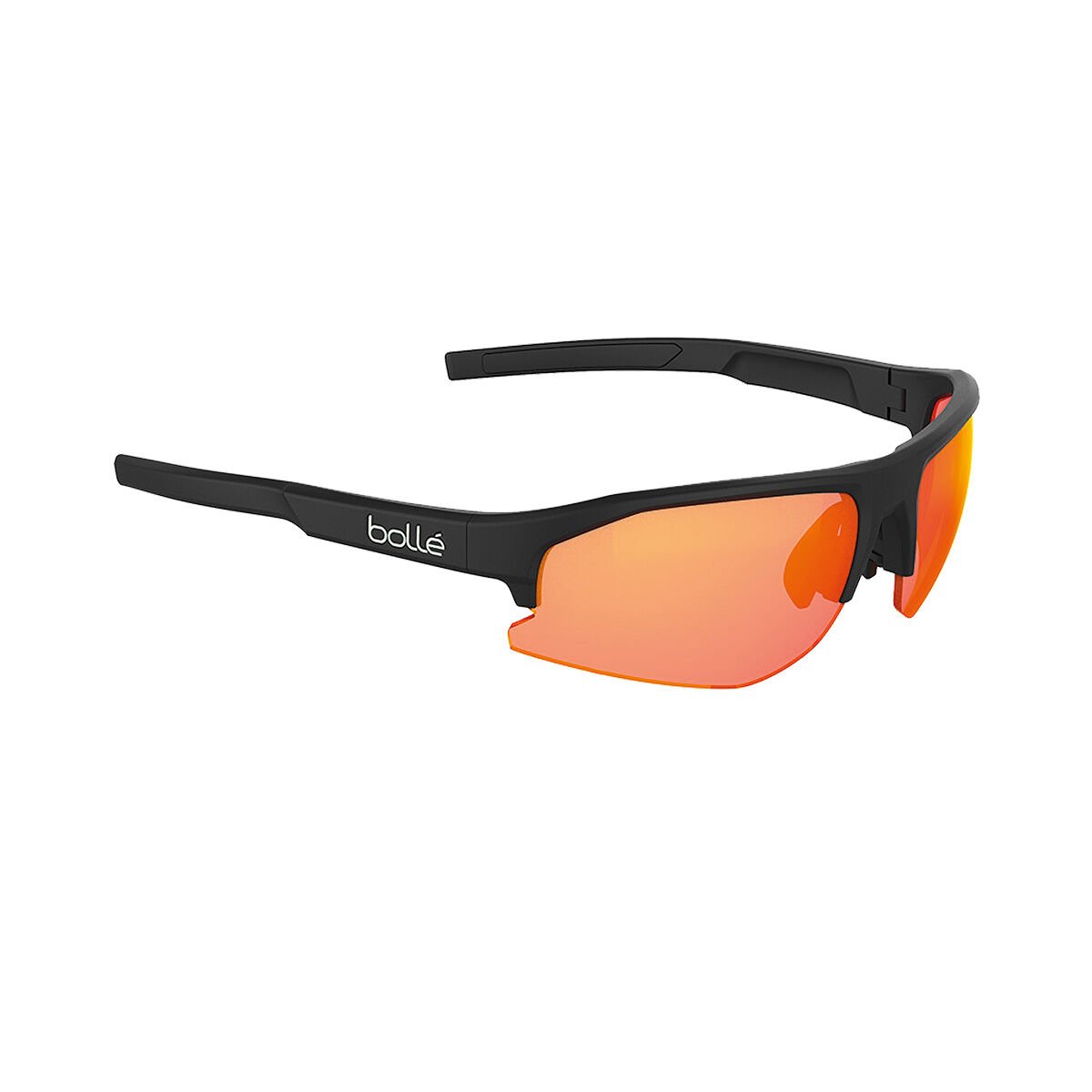 Black Matte Bollé BOLT 2.0 Sport Sunglasses | YZAWUH-398