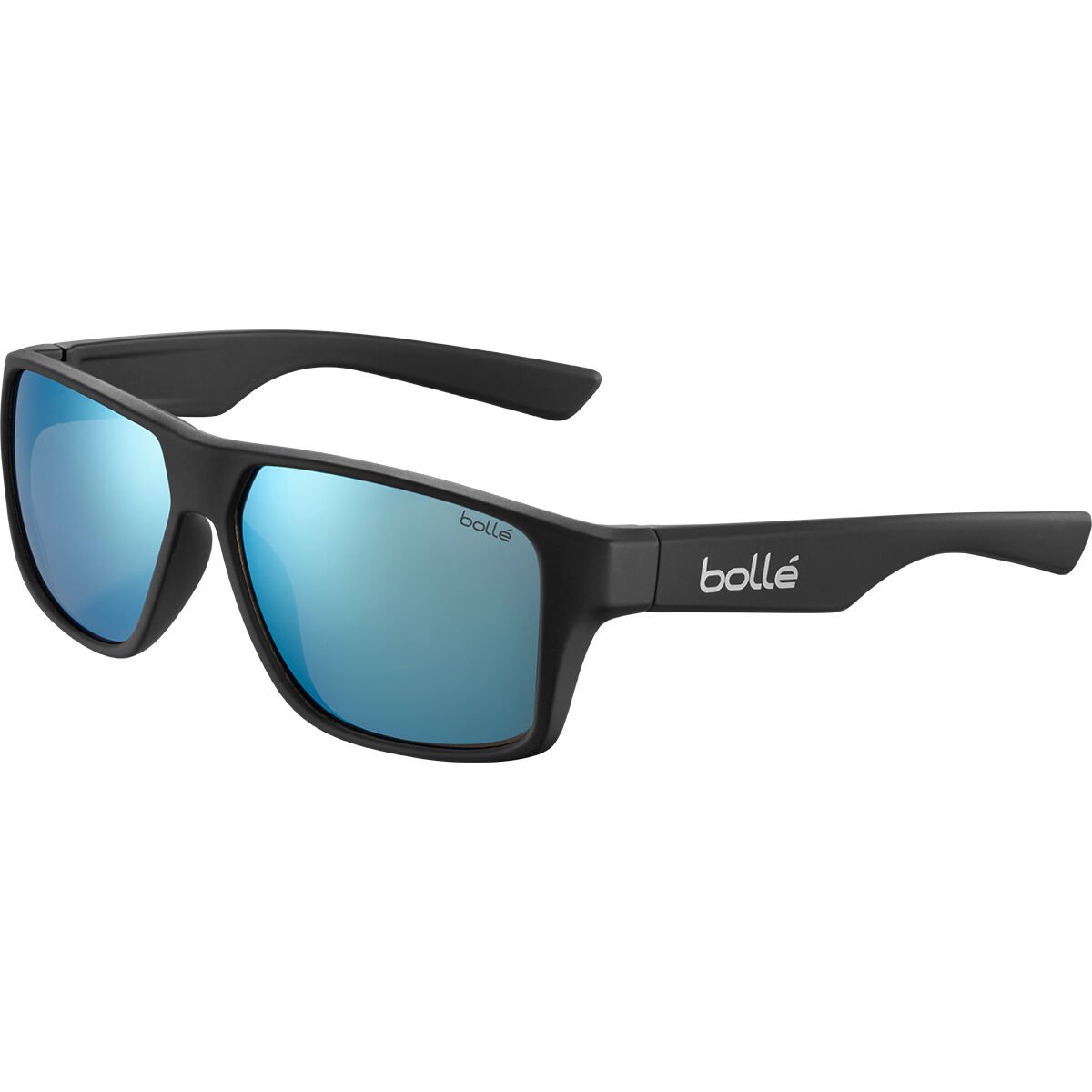 Black Matte Bollé BRECKEN Lifestyle Sunglasses | NIQACX-273