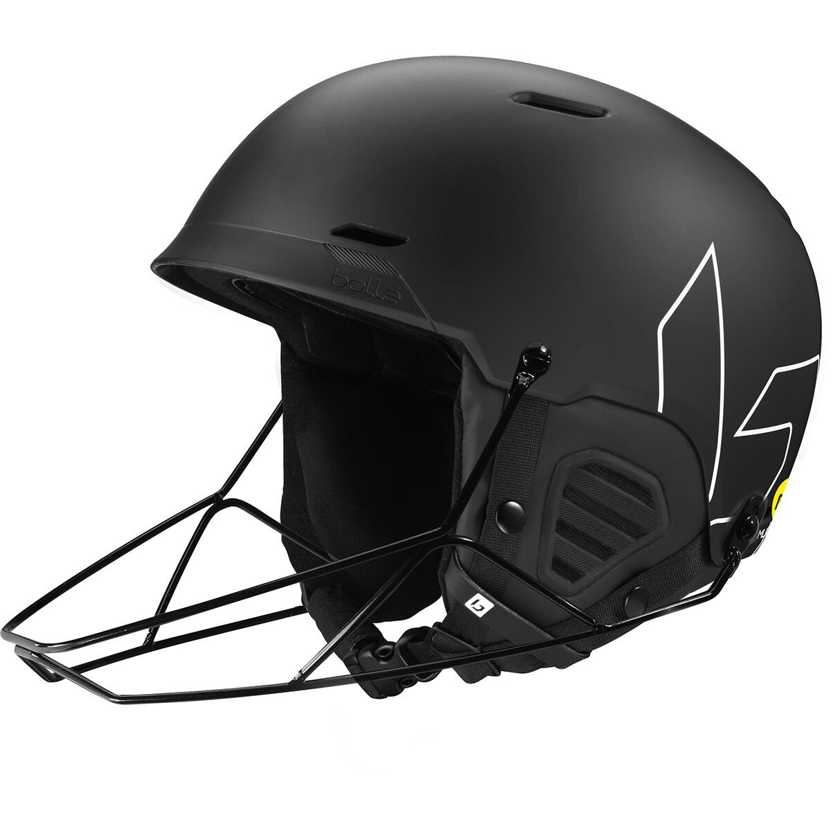 Black Matte Bollé MUTE MIPS Ski Helmets | ZLIYAK-910