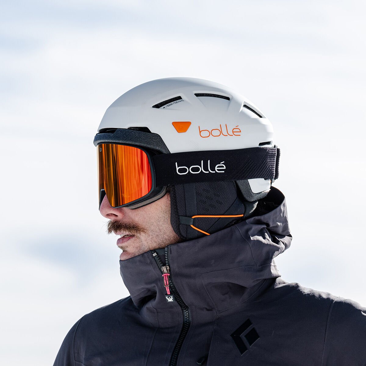 Black Matte Bollé NEVADA Ski Goggles | GKEULC-542