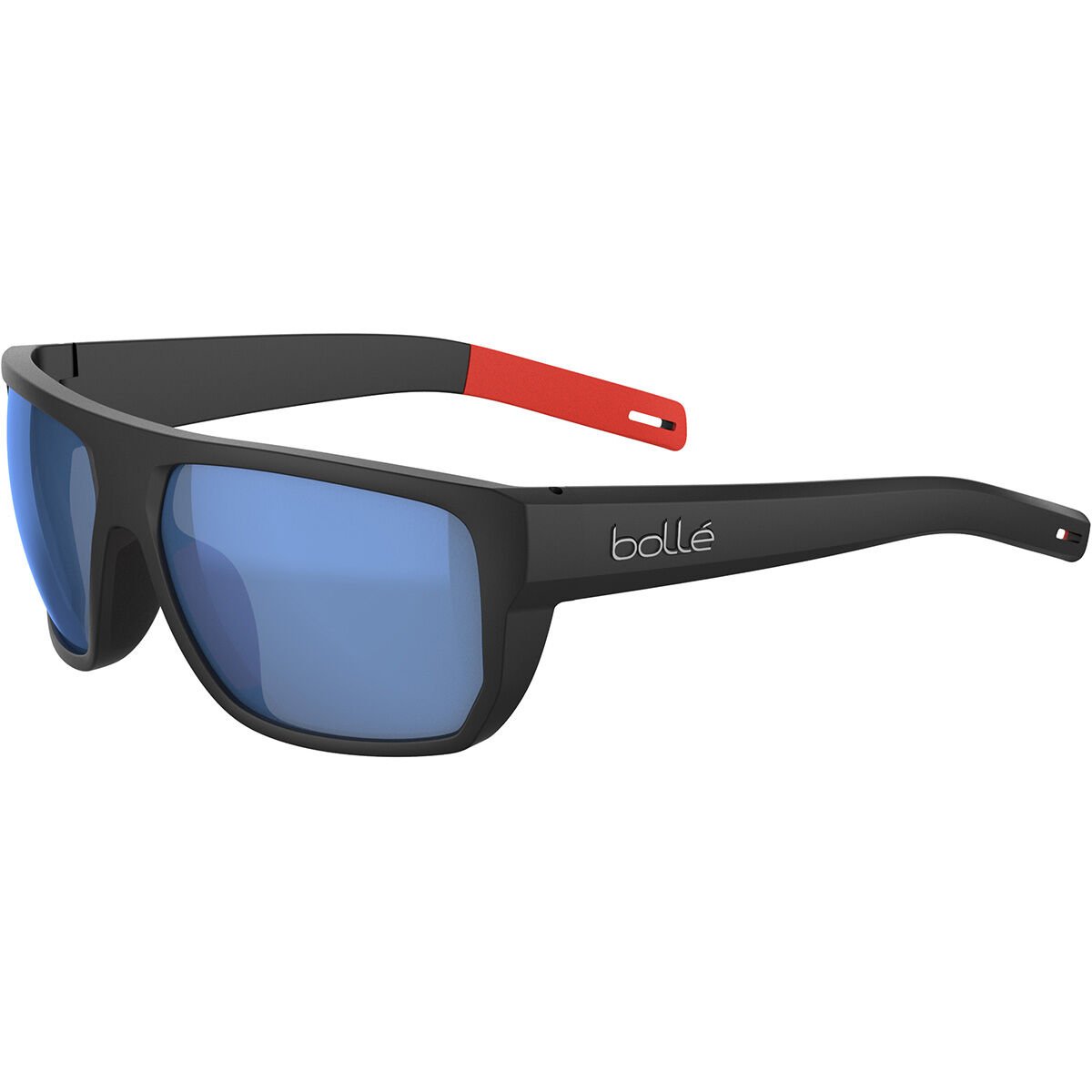 Black Matte Red Bollé VULTURE Lifestyle Sunglasses | PTZDFI-568