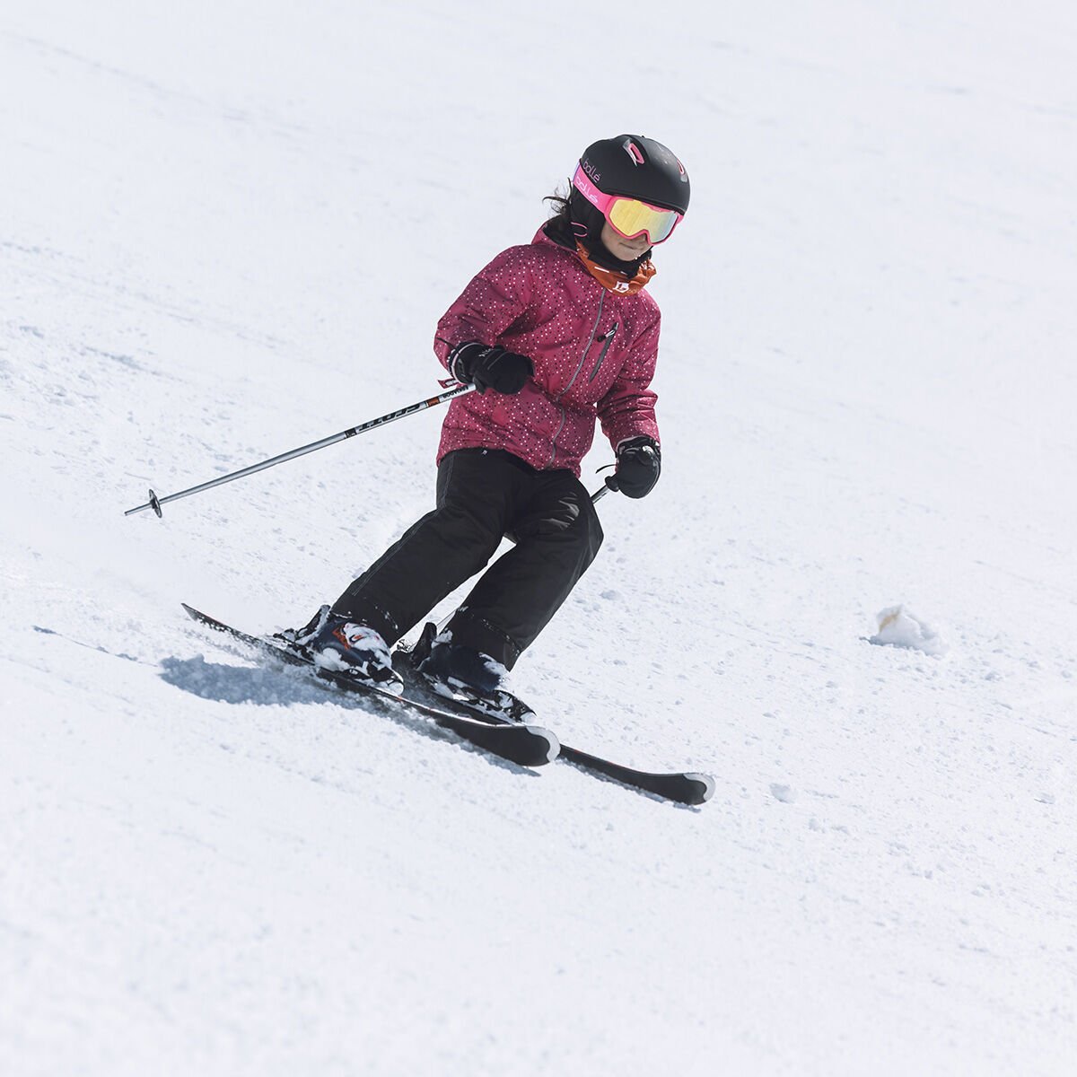 Black Pink Matte Bollé RYFT YOUTH Ski Helmets | SZXDLM-847