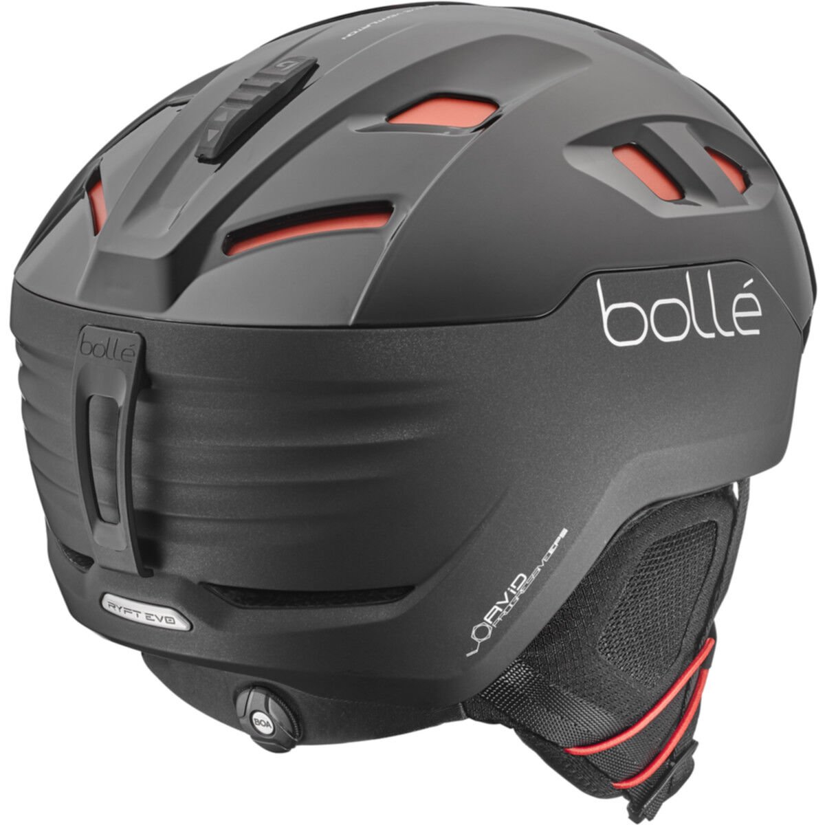 Black Shiny Bollé RYFT EVO MIPS Ski Helmets | HXKWAS-046