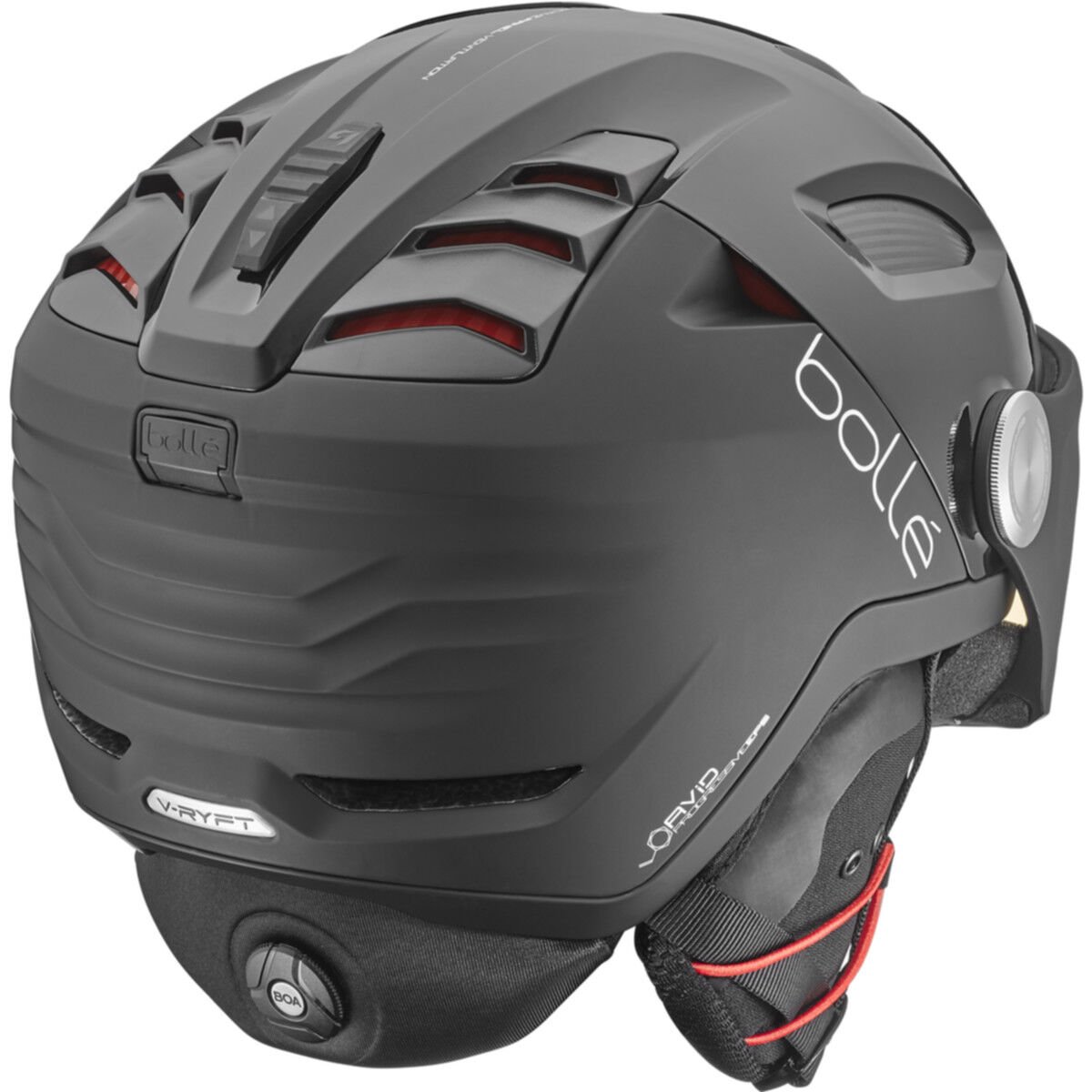 Black Shiny Bollé V-RYFT MIPS Ski Helmets | BCWAUM-549