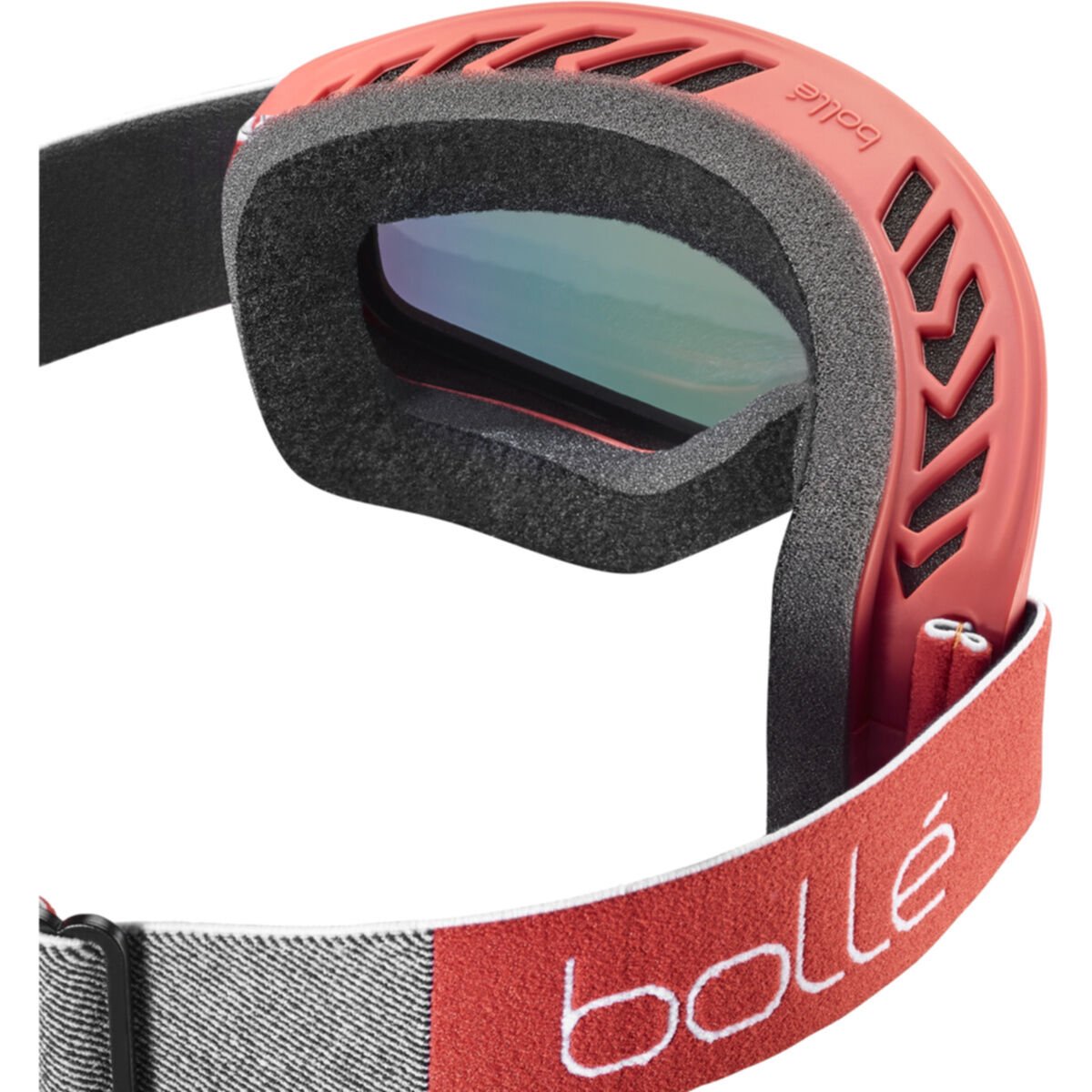 Brick Red Matte Bollé FREEZE PLUS Ski Goggles | XJHKOZ-419