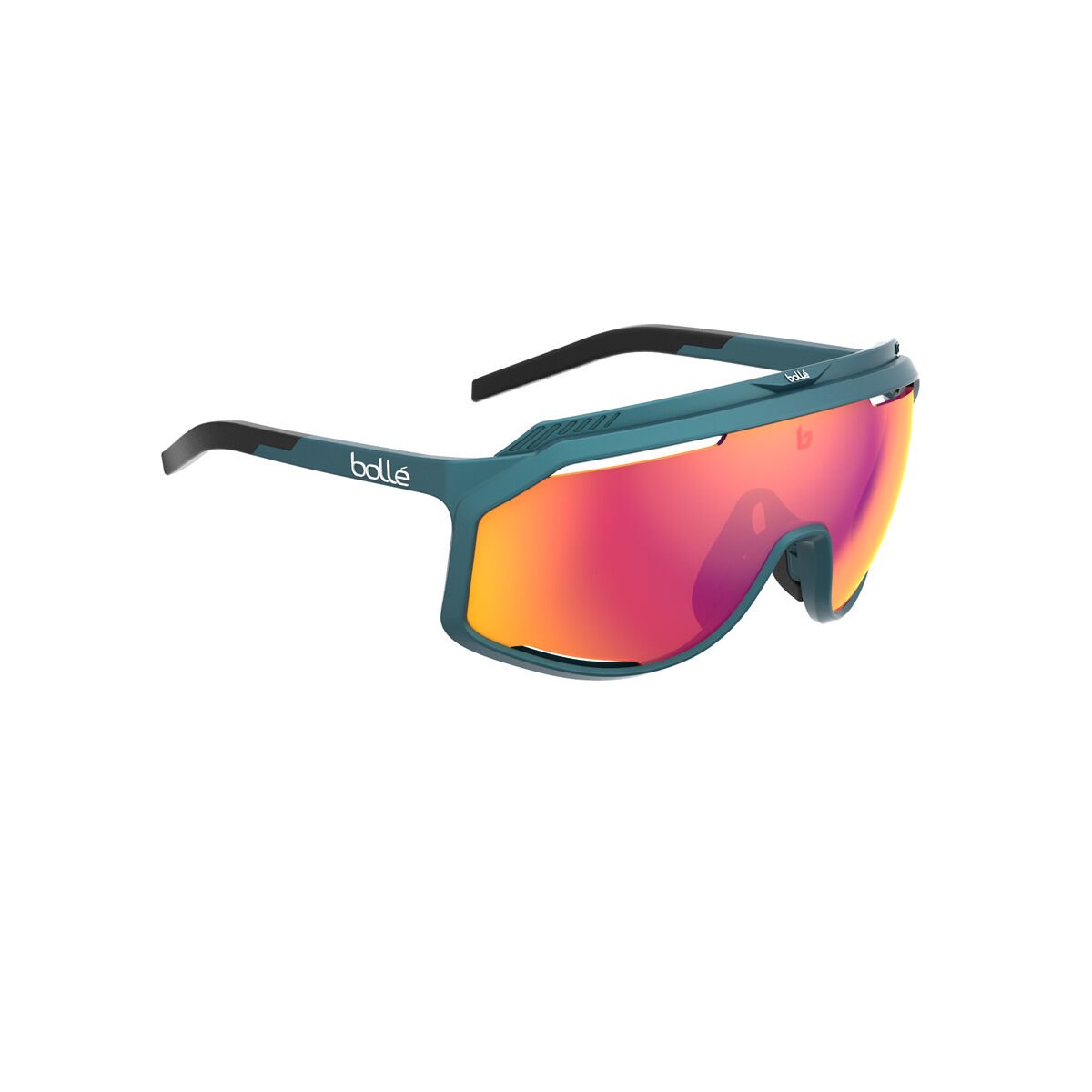 Creator Teal Metallic Bollé CHRONOSHIELD Sport Sunglasses | MUHAXG-462