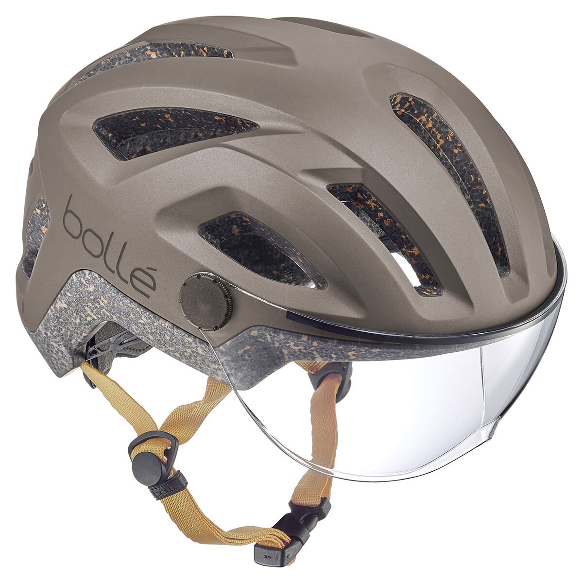 Dark Bronze Bollé REACT VISOR Bike Helmets | CWIUJL-197