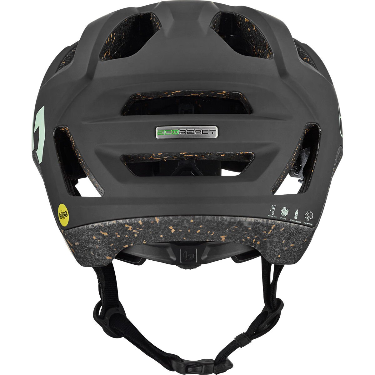 Dark Green Matte Bollé REACT MIPS Bike Helmets | HPOWNJ-369