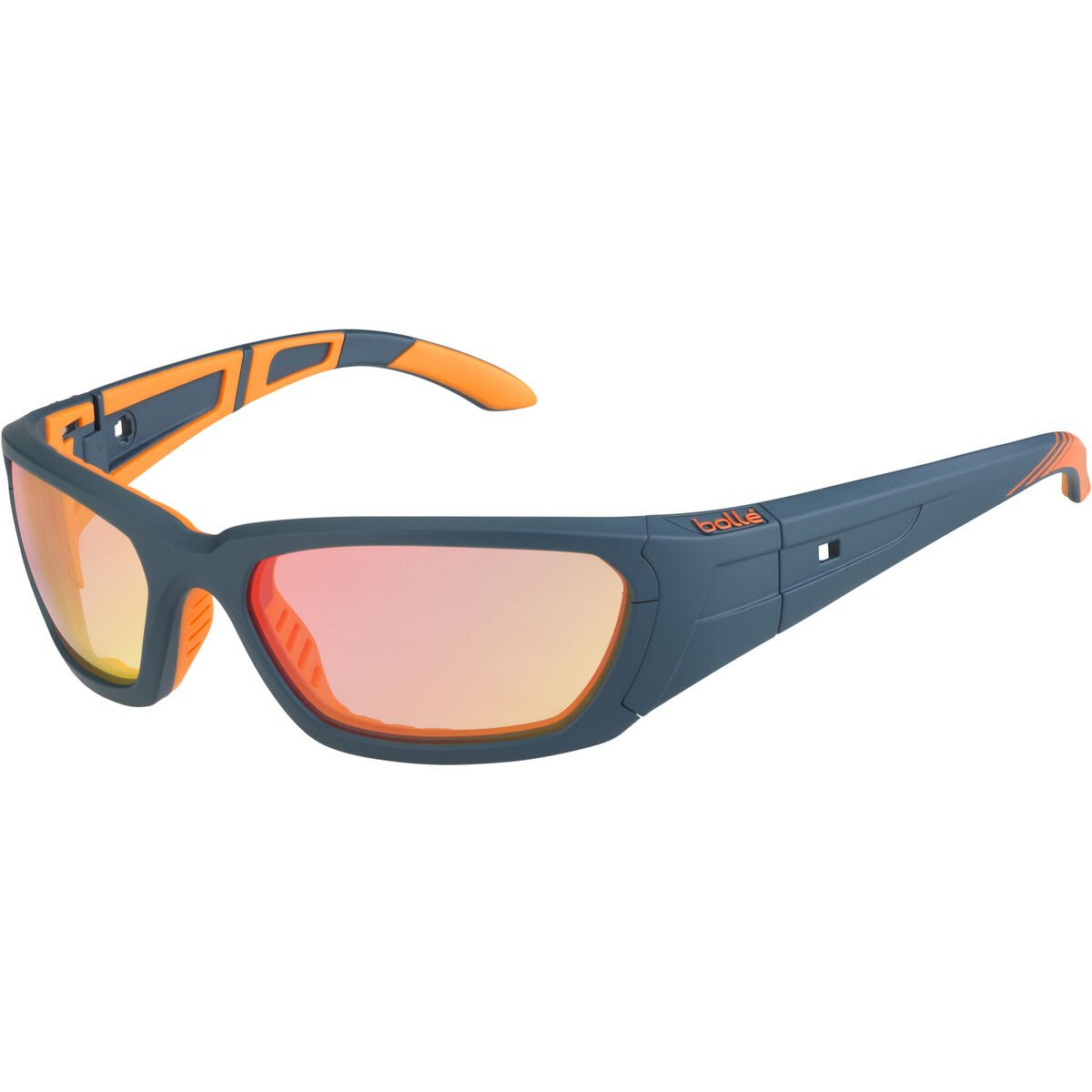 Dark Petrol Orange Matte Bollé LEAGUE Sport Sunglasses | KXQCMN-952