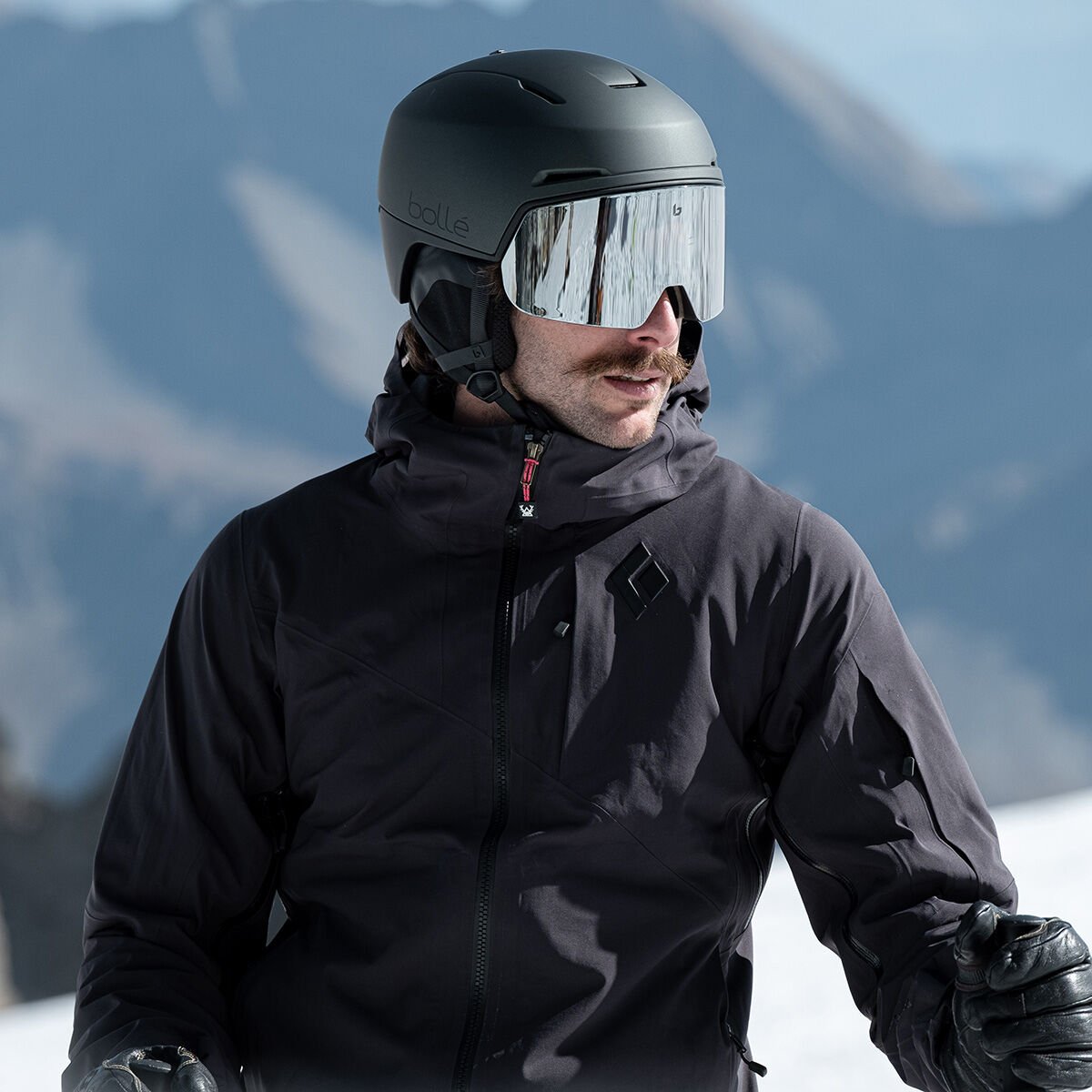 Forest Black Matte Bollé X-FUSION PURE Ski Helmets | WDPMCF-253