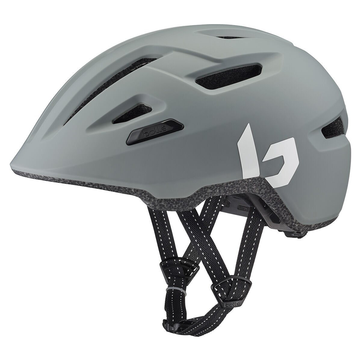 Grey Matte Bollé STANCE PURE Bike Helmets | YVFQNC-968