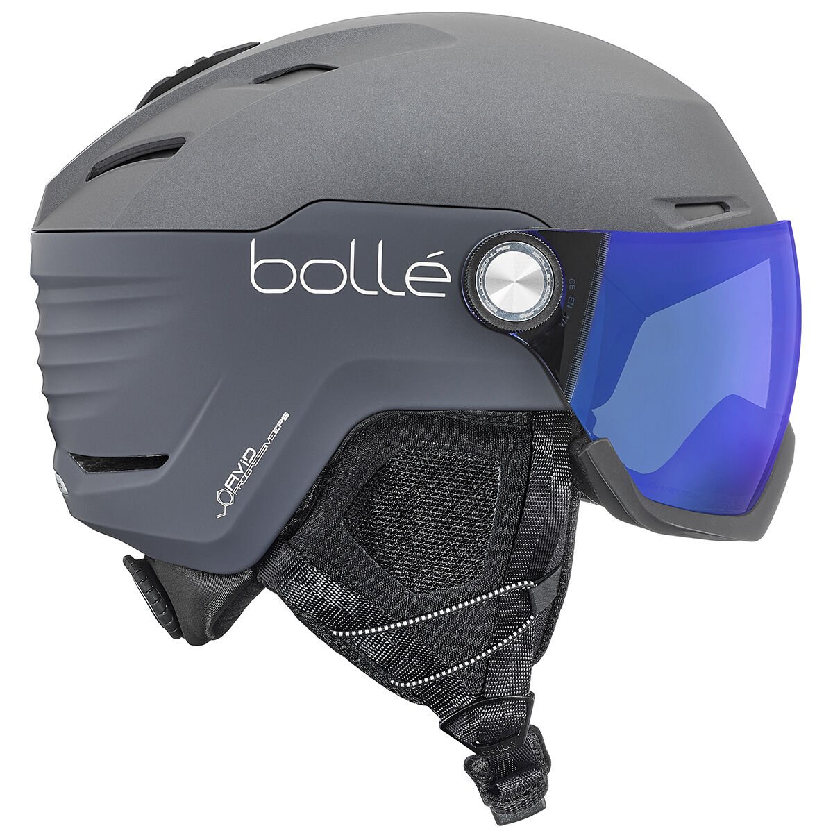 Grey Matte Bollé V-RYFT PURE Ski Helmets | EFDMTP-325