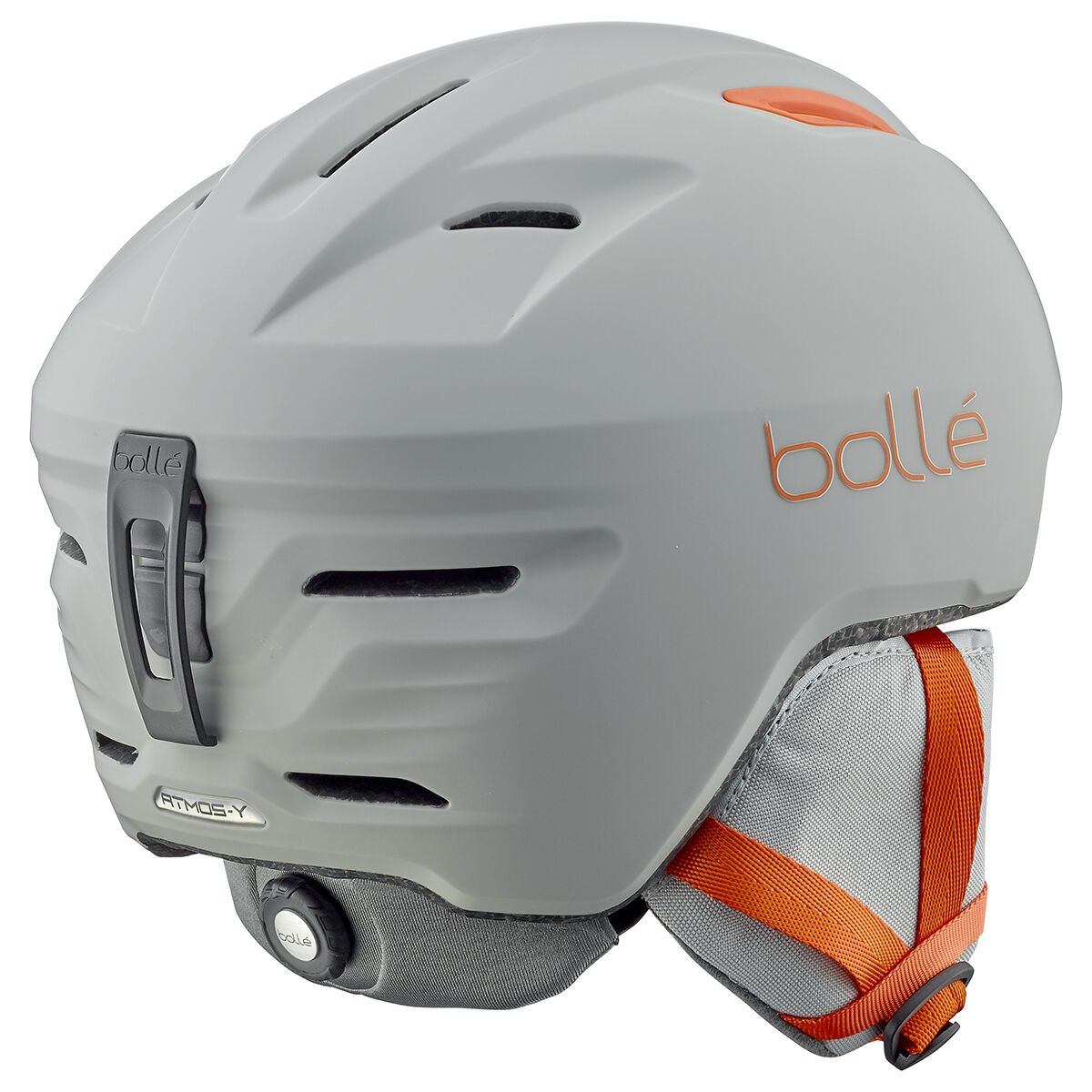 Grey Orange Matte Bollé ATMOS YOUTH Ski Helmets | ECFGHV-074