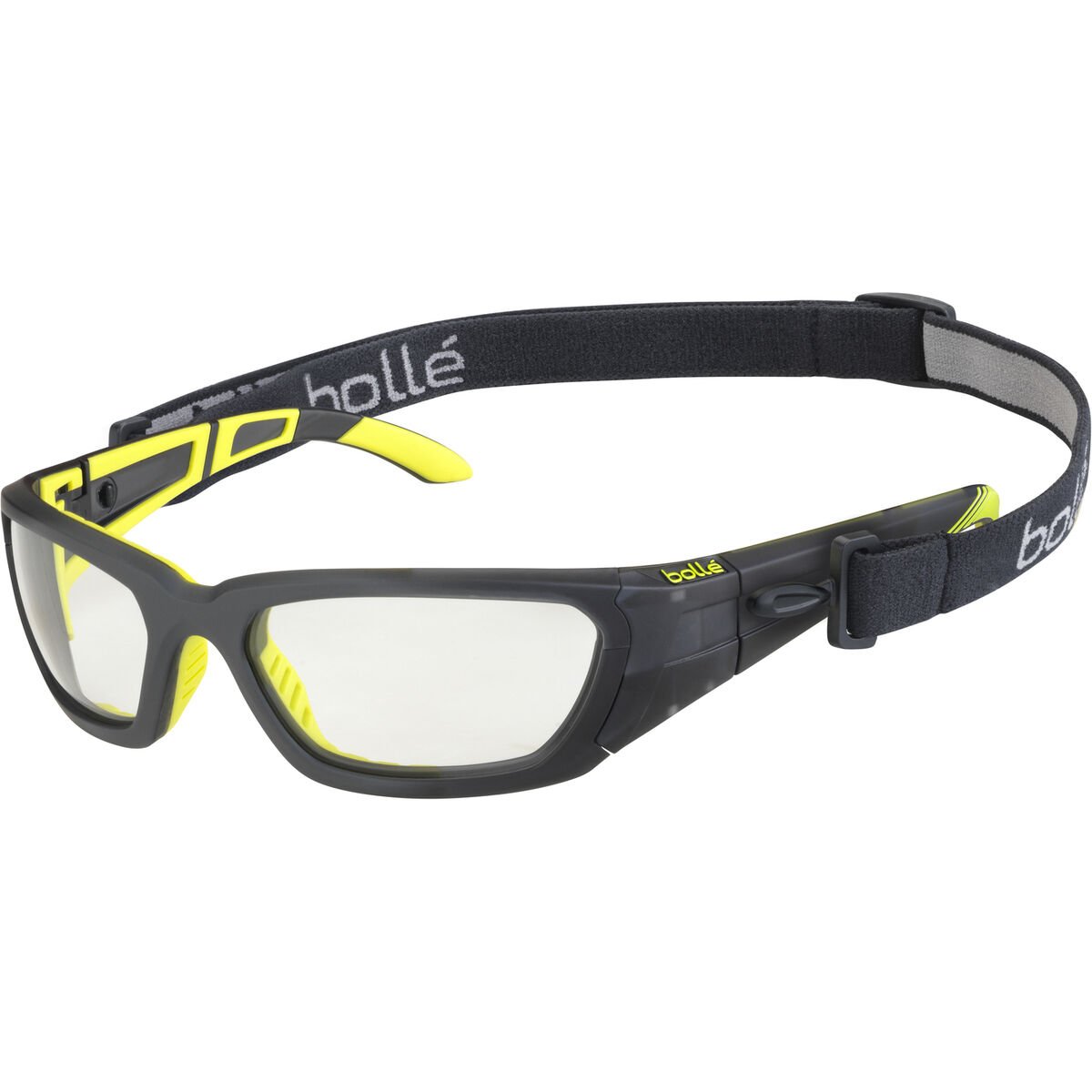 Grey Yellow Matte Bollé LEAGUE Sport Sunglasses | YIQGLF-624