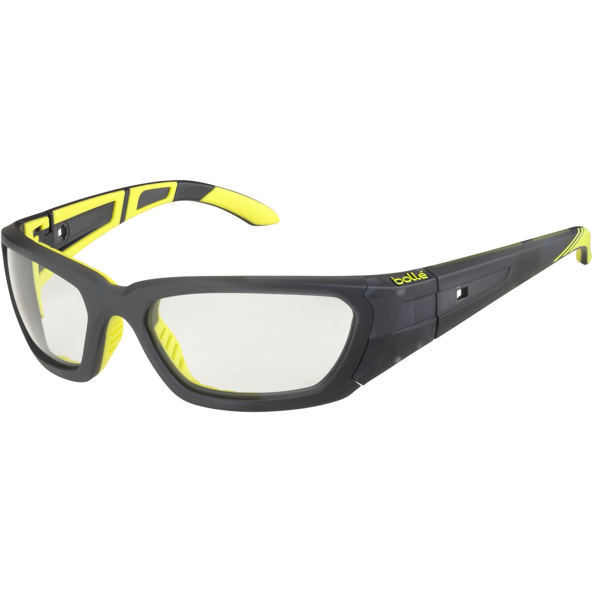 Grey Yellow Matte Bollé LEAGUE Sport Sunglasses | YIQGLF-624