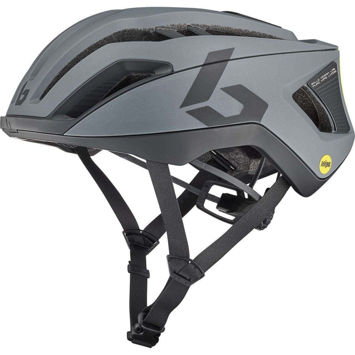 Grey & Neon Yellow Bollé FURO MIPS Bike Helmets | CKOBWX-190