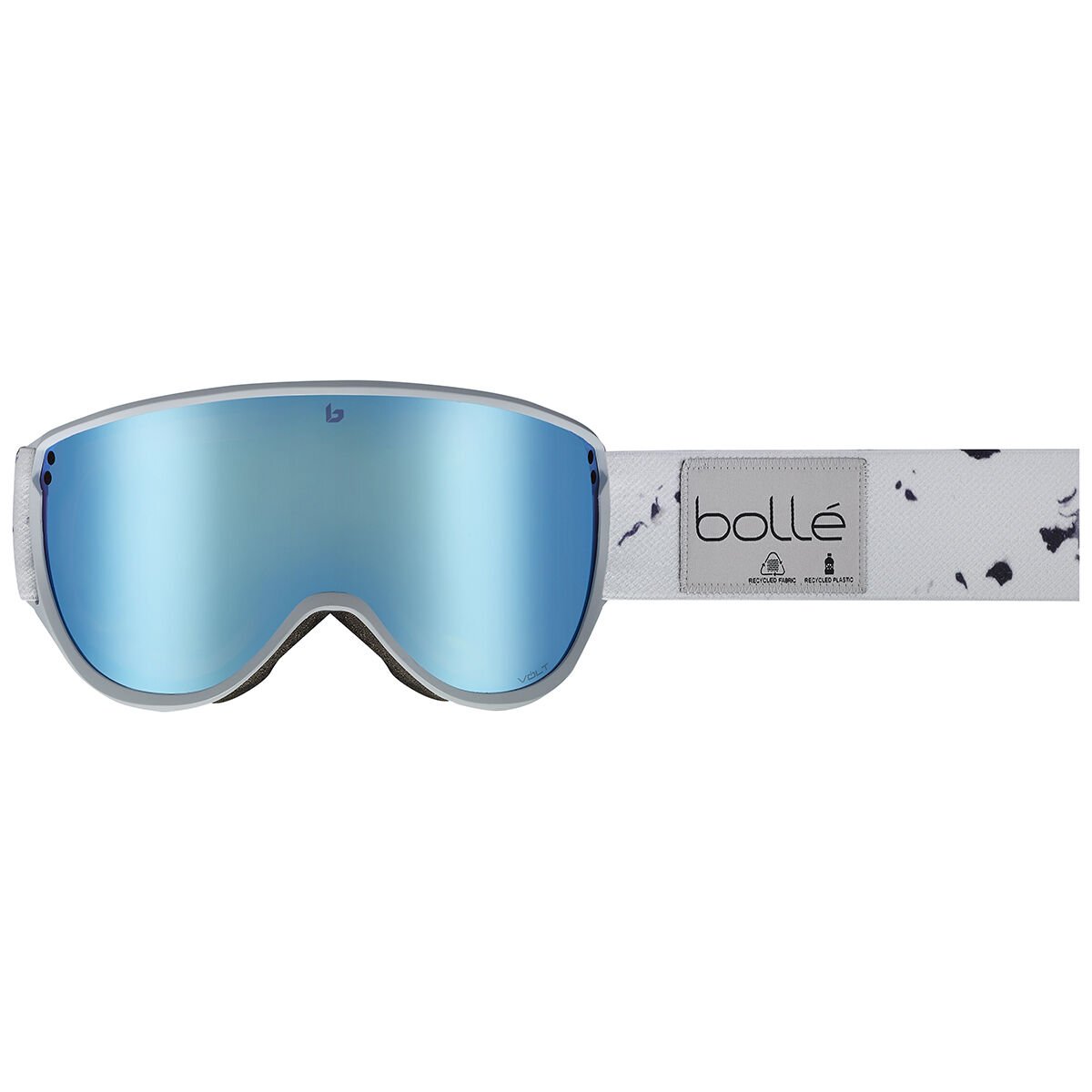 Ice White Matte Bollé BLANCA Ski Goggles | YGCJVT-873