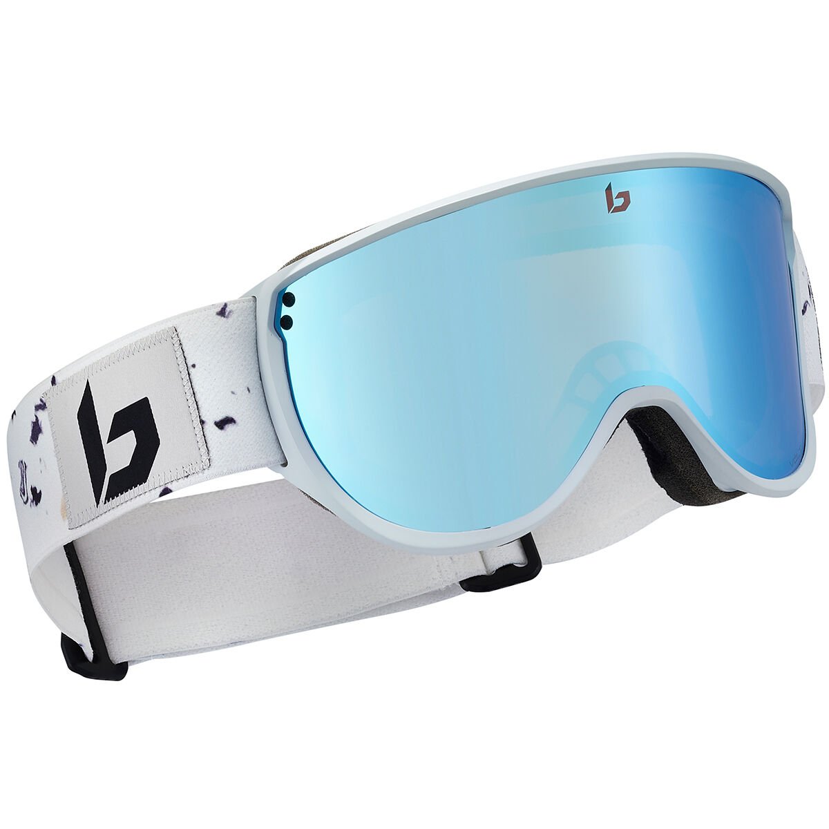 Ice White Matte Bollé BLANCA Ski Goggles | YGCJVT-873