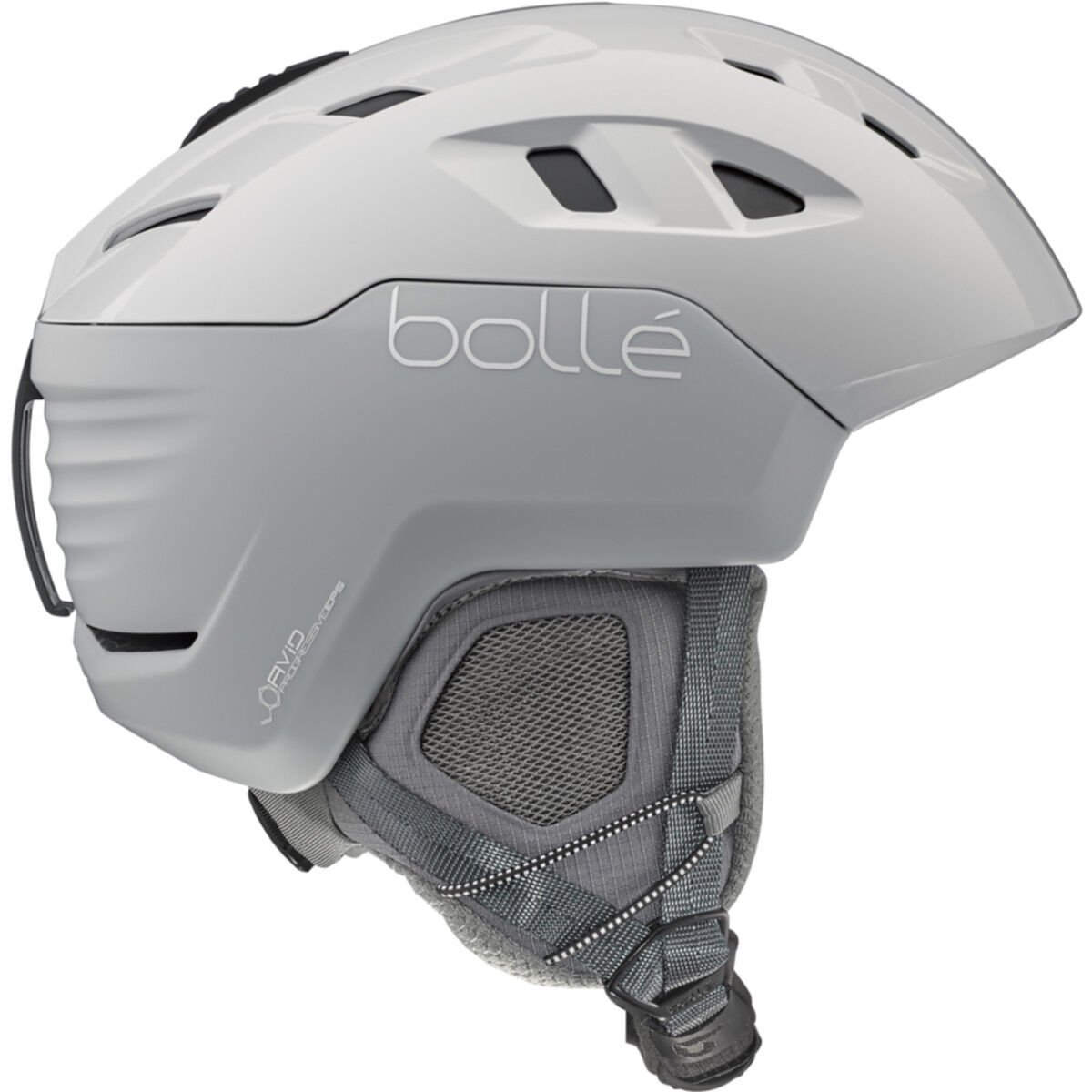 Lightest Grey Shiny Bollé RYFT EVO MIPS Ski Helmets | QVELZD-701