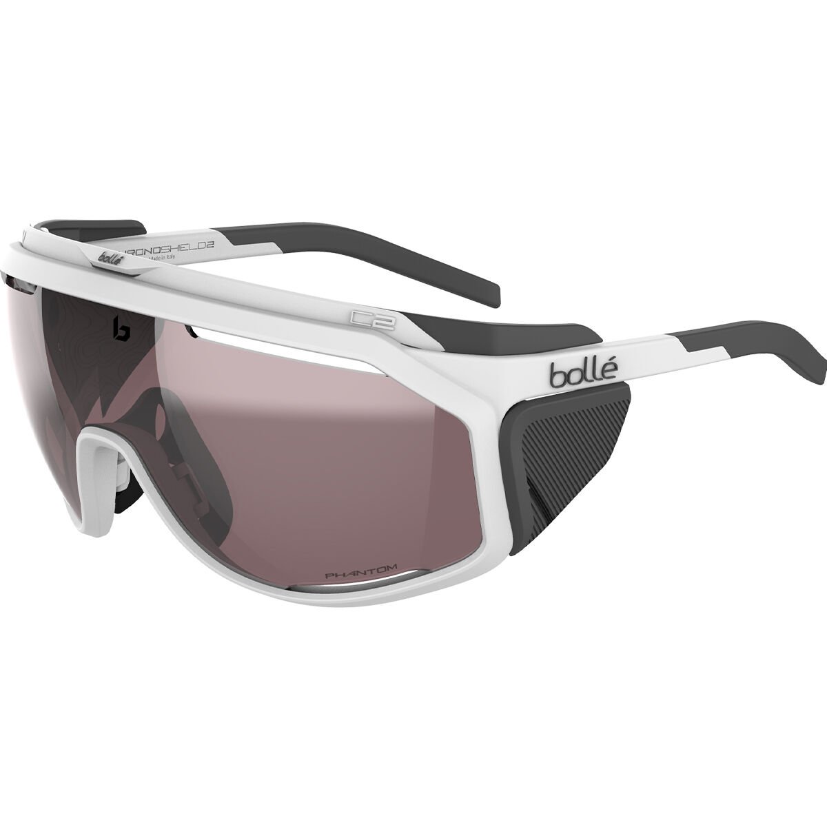 MT White Matte Bollé CHRONOSHIELD Sport Sunglasses | QPIMGO-890