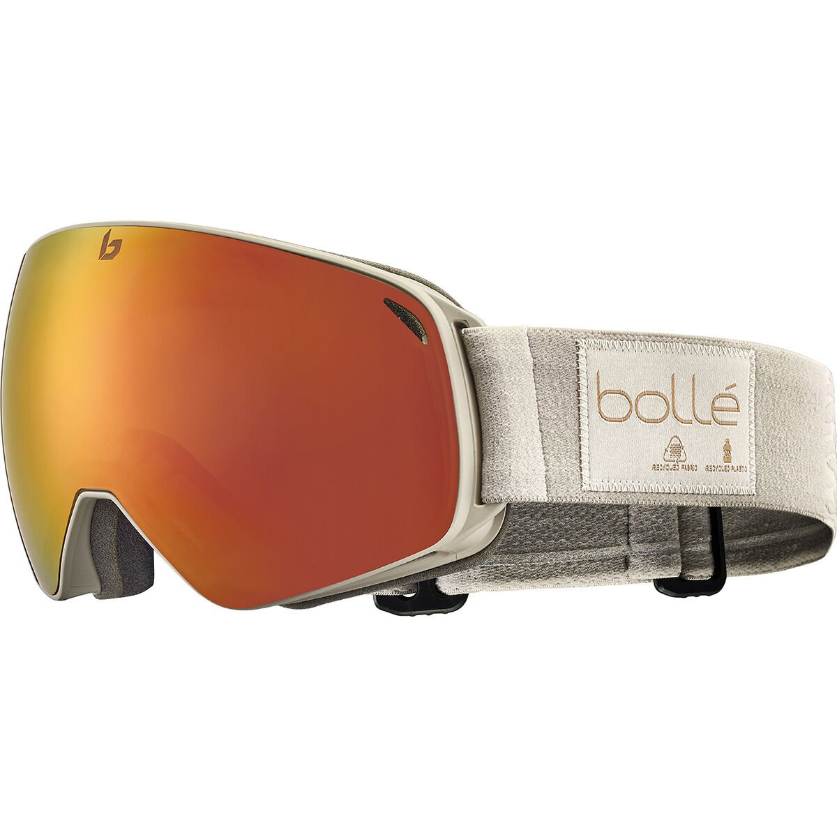 Oatmeal Matte Bollé ECO TORUS M Ski Goggles | ZOQAEG-589