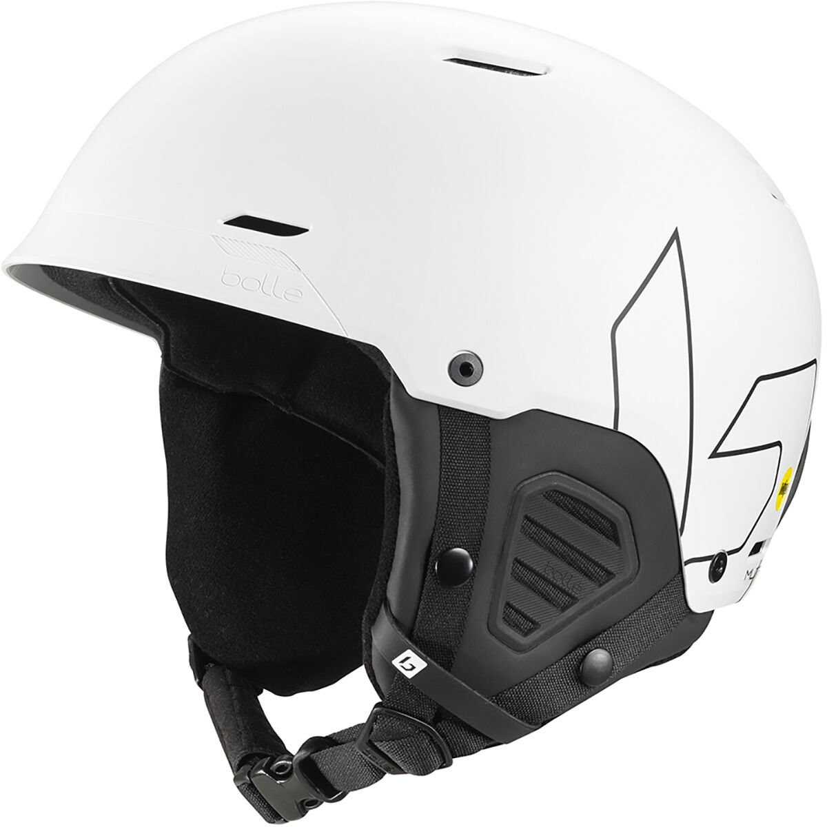 Offwhite Matte Bollé MUTE MIPS Ski Helmets | SPWLMI-460