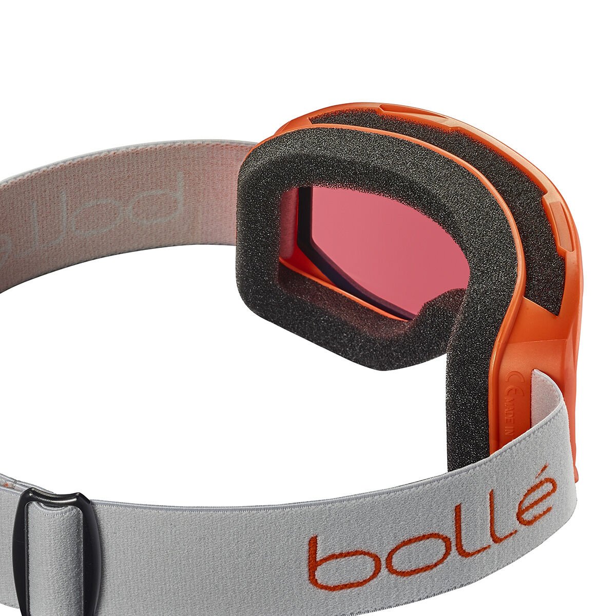 Orange & Grey Matte Bollé INUK Ski Goggles | KFHPUC-015