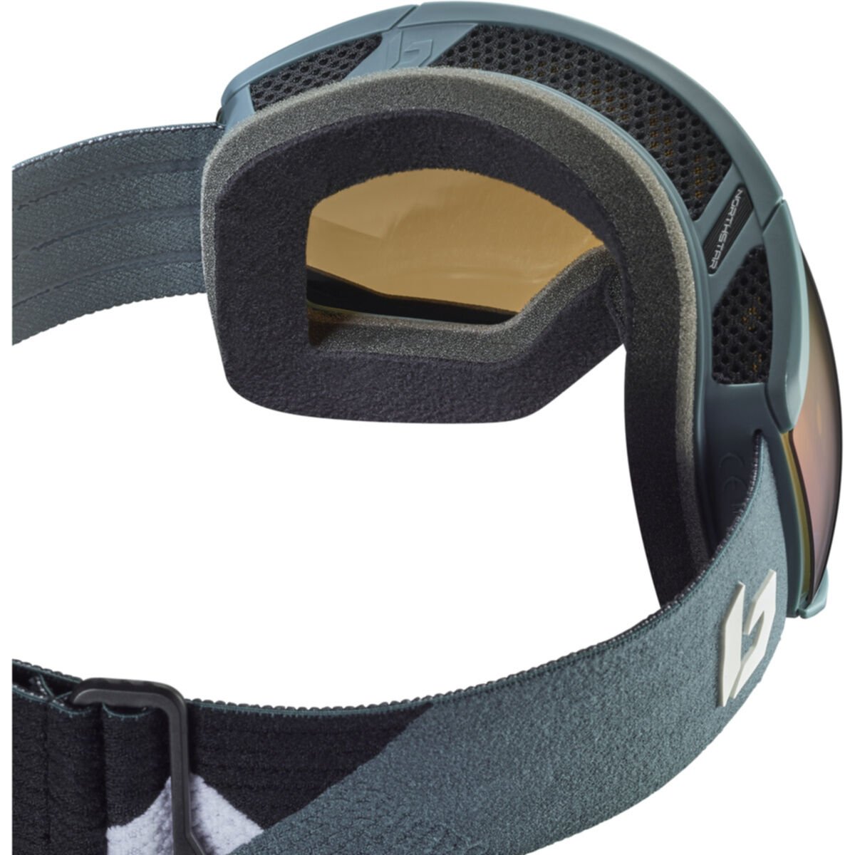 Petrol Blue Matte Bollé NORTHSTAR Ski Goggles | NZLOPA-193