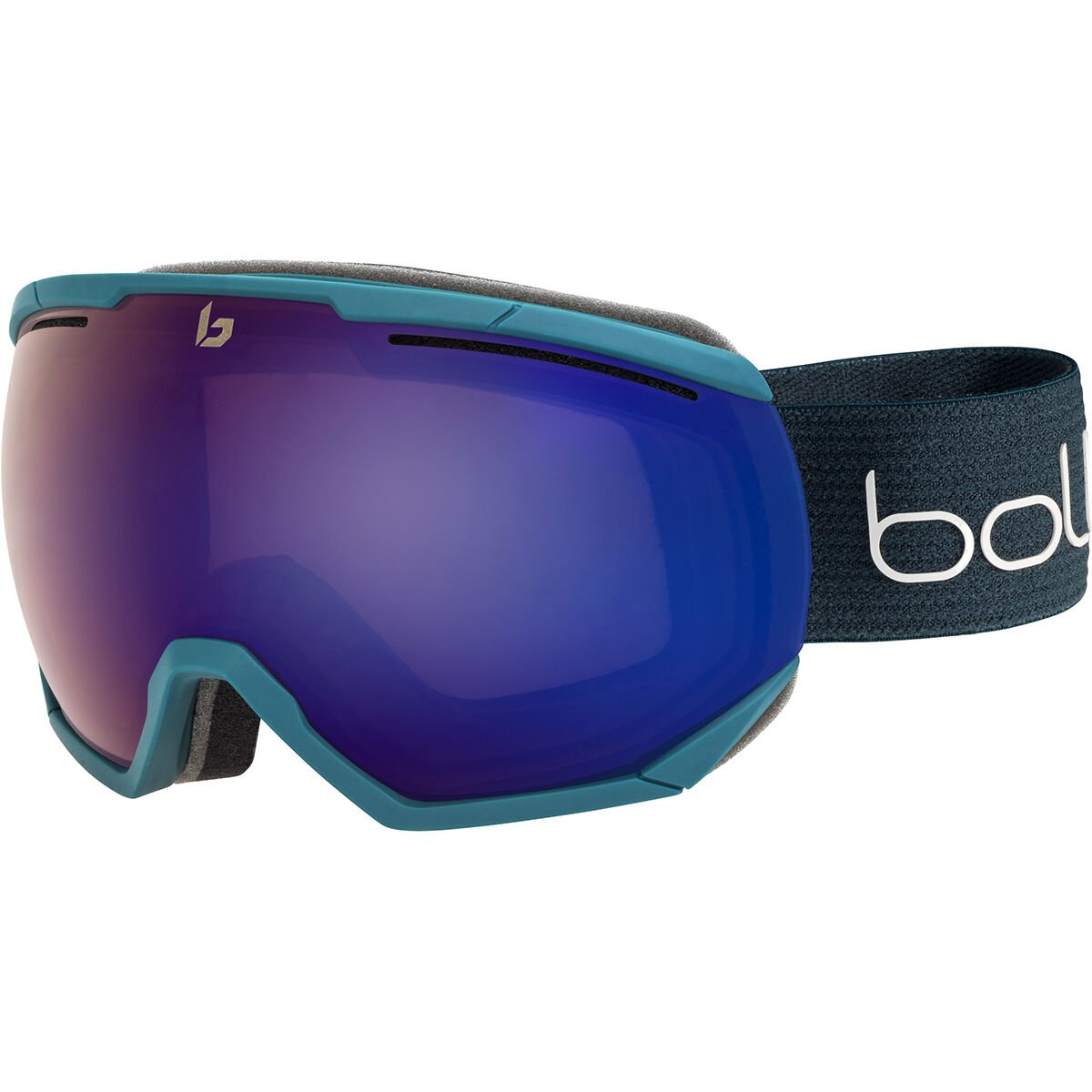 Petrol Blue Matte Bollé NORTHSTAR Ski Goggles | NZLOPA-193