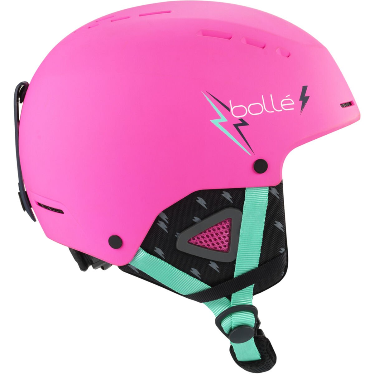 Pink Flash Matte Bollé QUIZ Ski Helmets | WCATXI-369