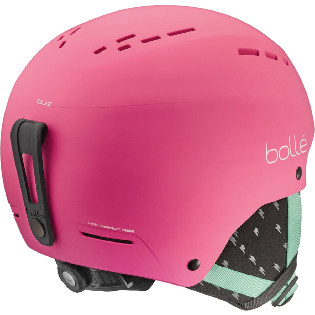 Pink Flash Matte Bollé QUIZ Ski Helmets | WCATXI-369