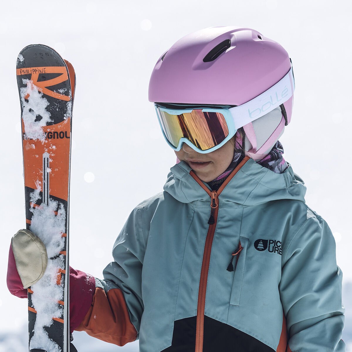 Pink Matte Bollé ATMOS YOUTH Ski Helmets | GPSBFQ-108