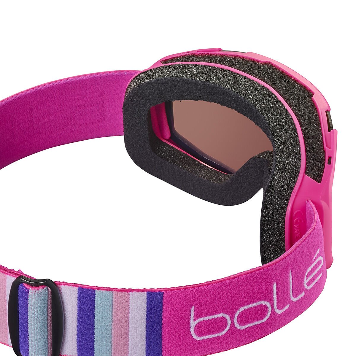 Pink Matte Bollé ROCKET PLUS Ski Goggles | ITFOZP-873